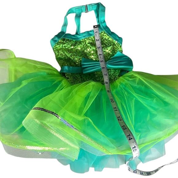 Dance Costume Bundle Weissman Child 3 & Under Size XS Green Ballet Dance Jazz - Picture 11 of 16